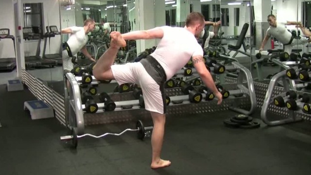 Nick Cheney Barefoot Gym Training HD