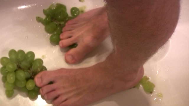 Markus Stomping On Grapes Barefoot HD