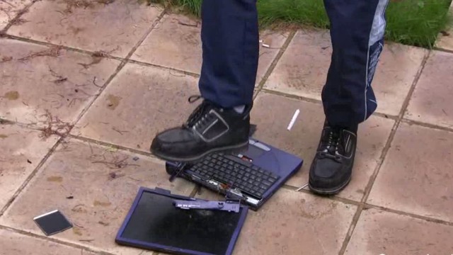 Kevin Laptop Stomp In Black Rockport