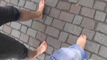 Luke And Chris Barefooting In Prague HD